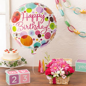 AWguՂՂo[`Happy Birthday`pinkv