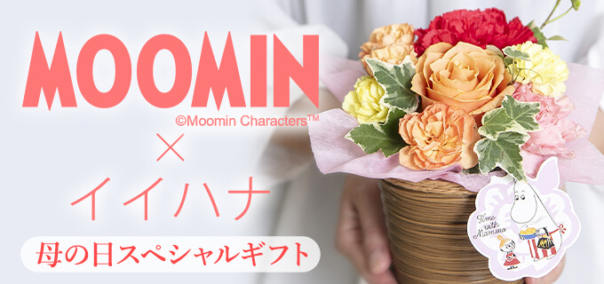 母の日プレゼント・花ギフト特集2025　母のギフト MOOMIN x イイハナ