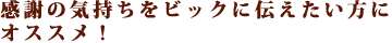 ���ӂ̋C�������r�b�N�ɓ`���������ɃI�X�X���I