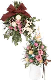 クリスマスプレゼント ギフト特集 イイハナ クリスマスツリーやリース 花の贈り物