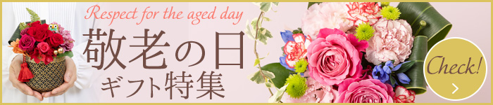 敬老の日のお花プレゼント・ギフト特集2023